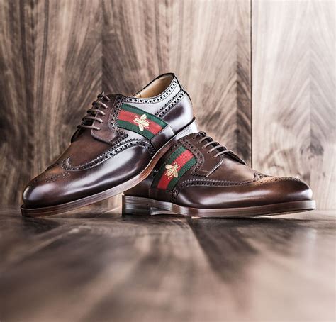 gucci dress shoes brown|brown gucci shoes for men.